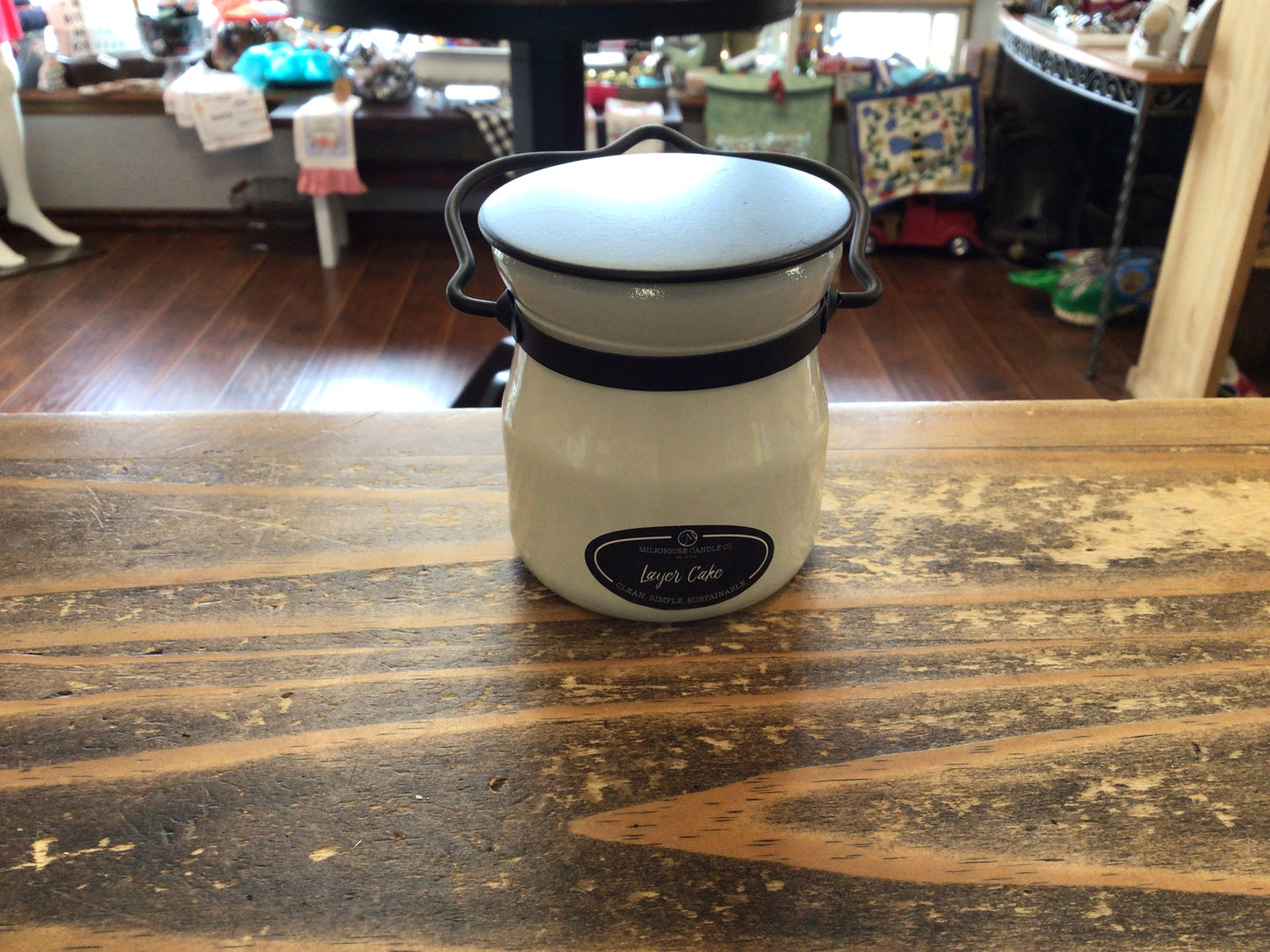 Cream Jar Handle/Lid Milkhouse Candle