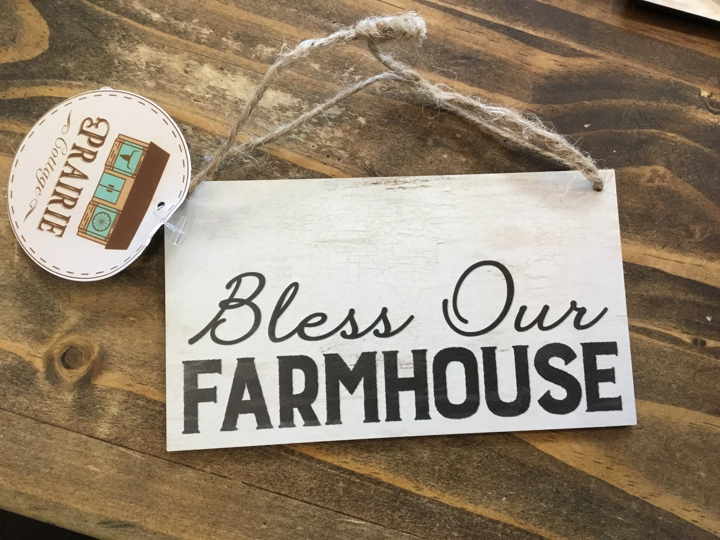 Wood Hanging Sign