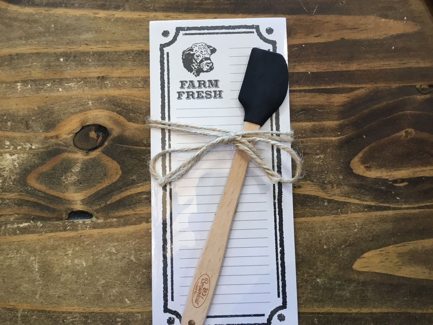 Farm Fresh Cow Notepad w/ Spatula