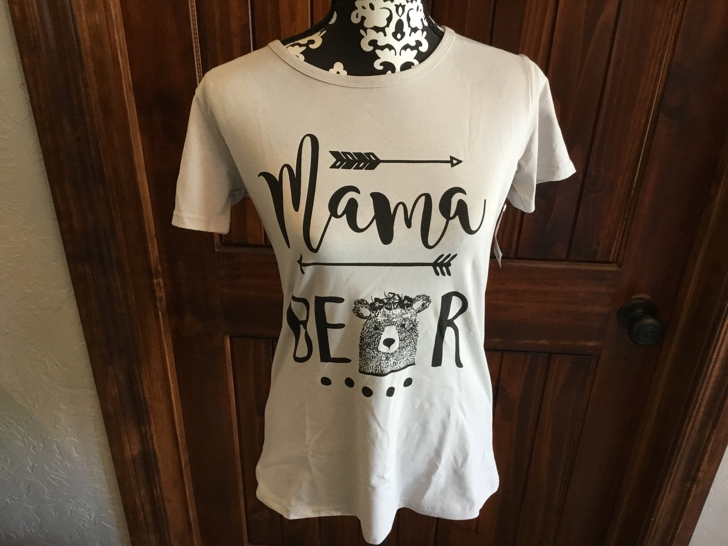 Mamma Bear Grey T-shirt
