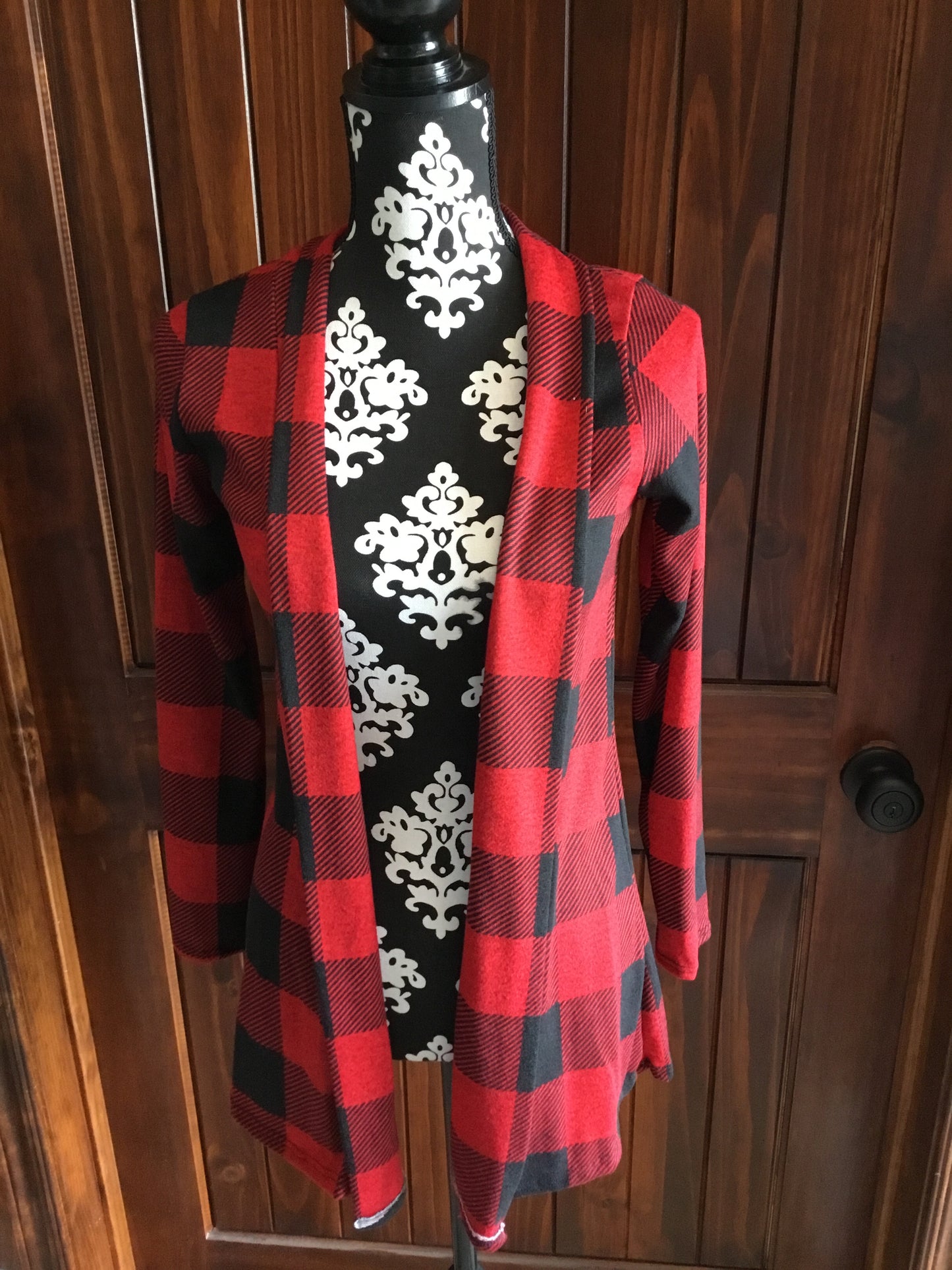 Buffalo Plaid Light Cardigan