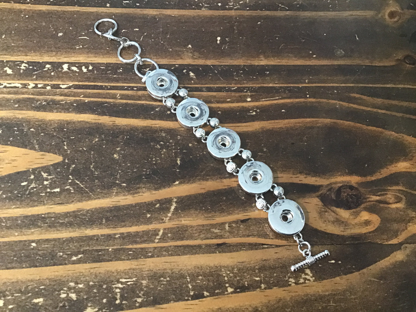 Pearl Snaps 5 Snap Bracelet