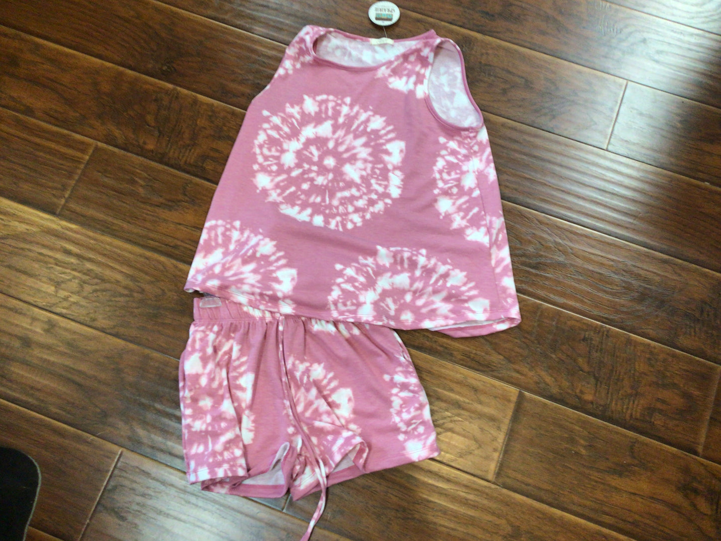French Tie-Dye Tank w/ Short Set