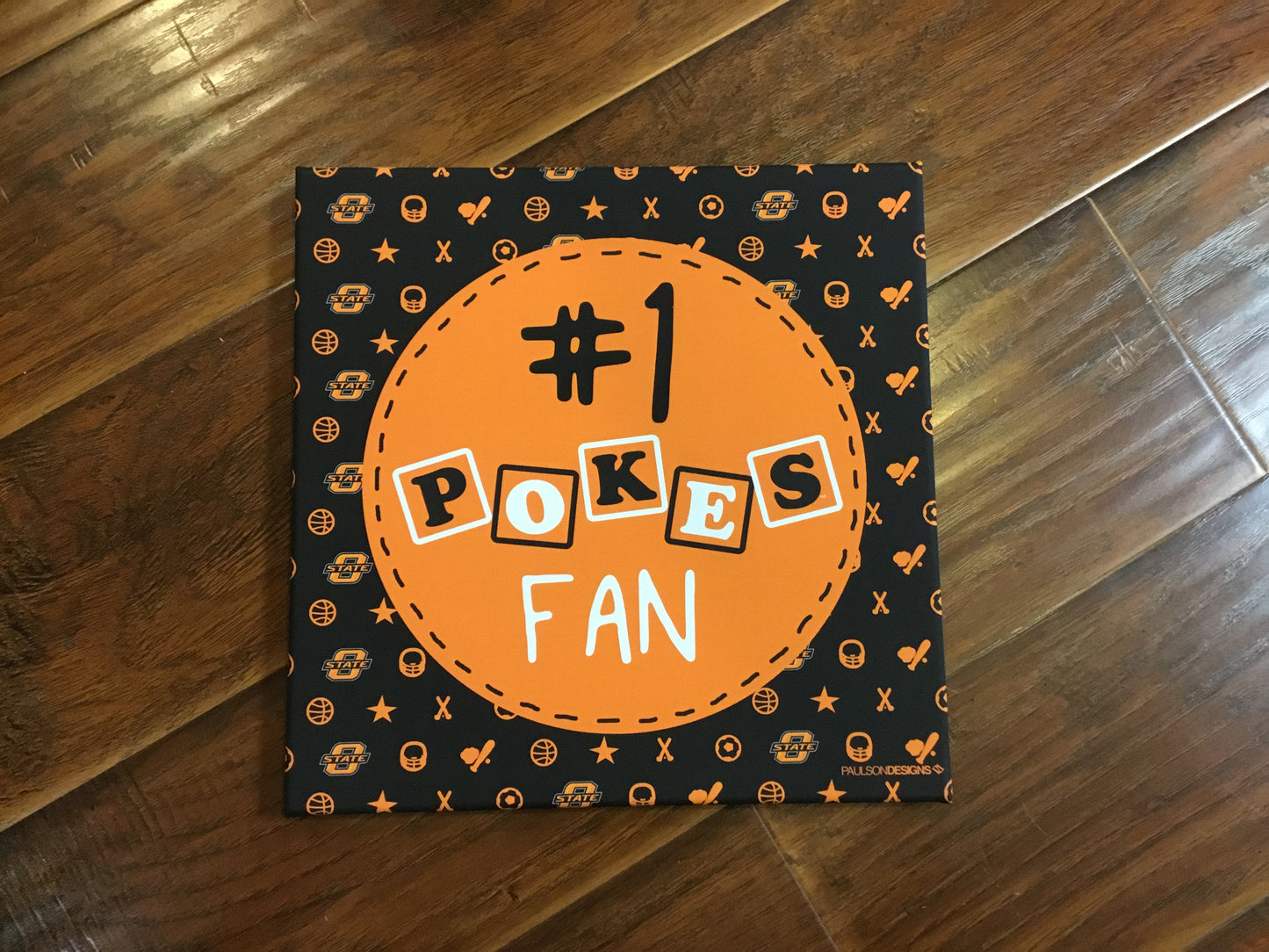 OU/OSU #1 Fan Canvas