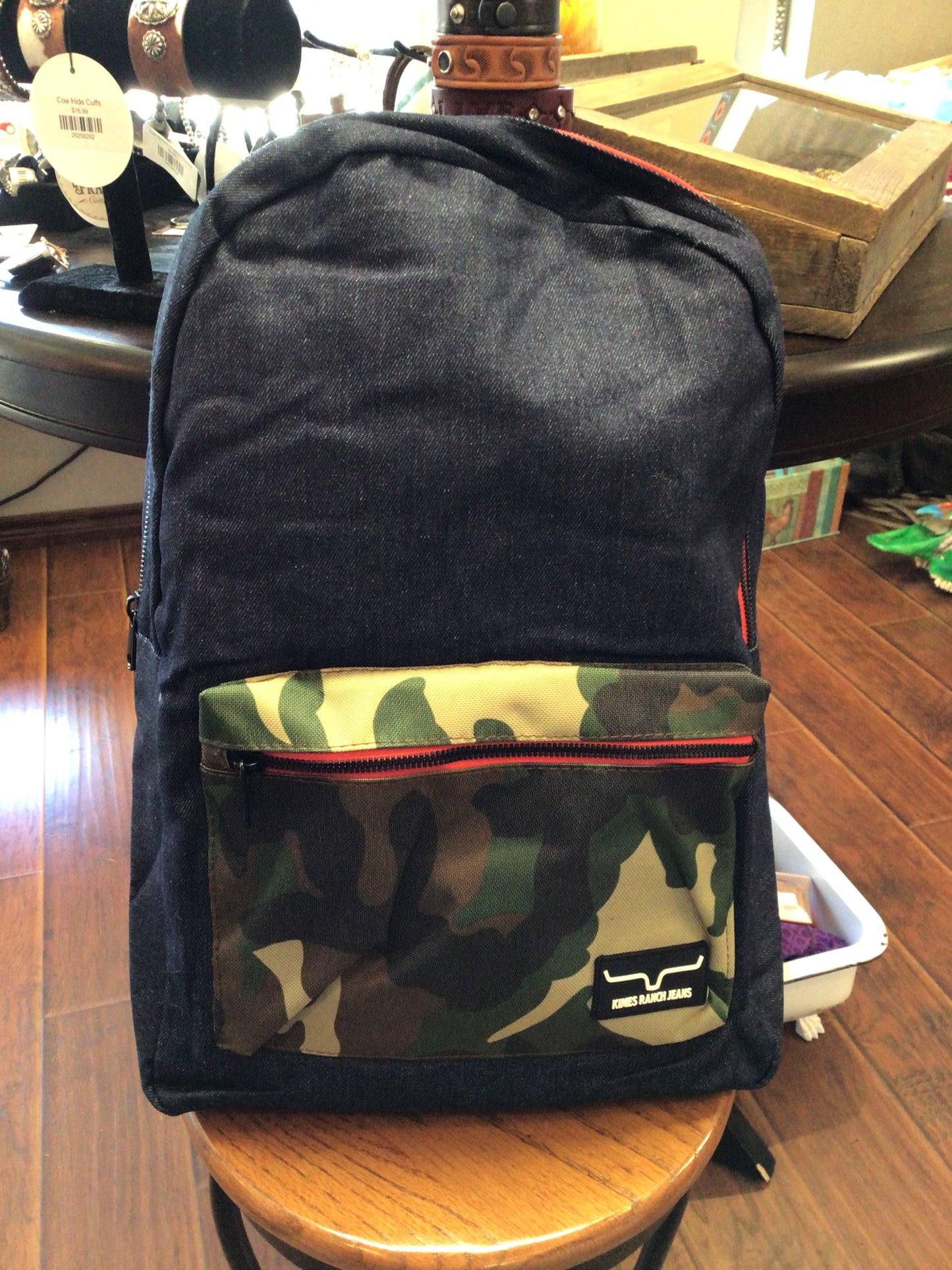 Kimes Ranch Jeans Denim Backpack