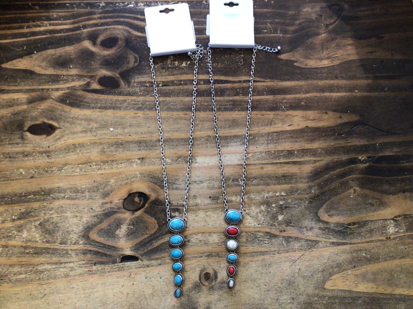 Turquoise Pendant Dangle Necklace