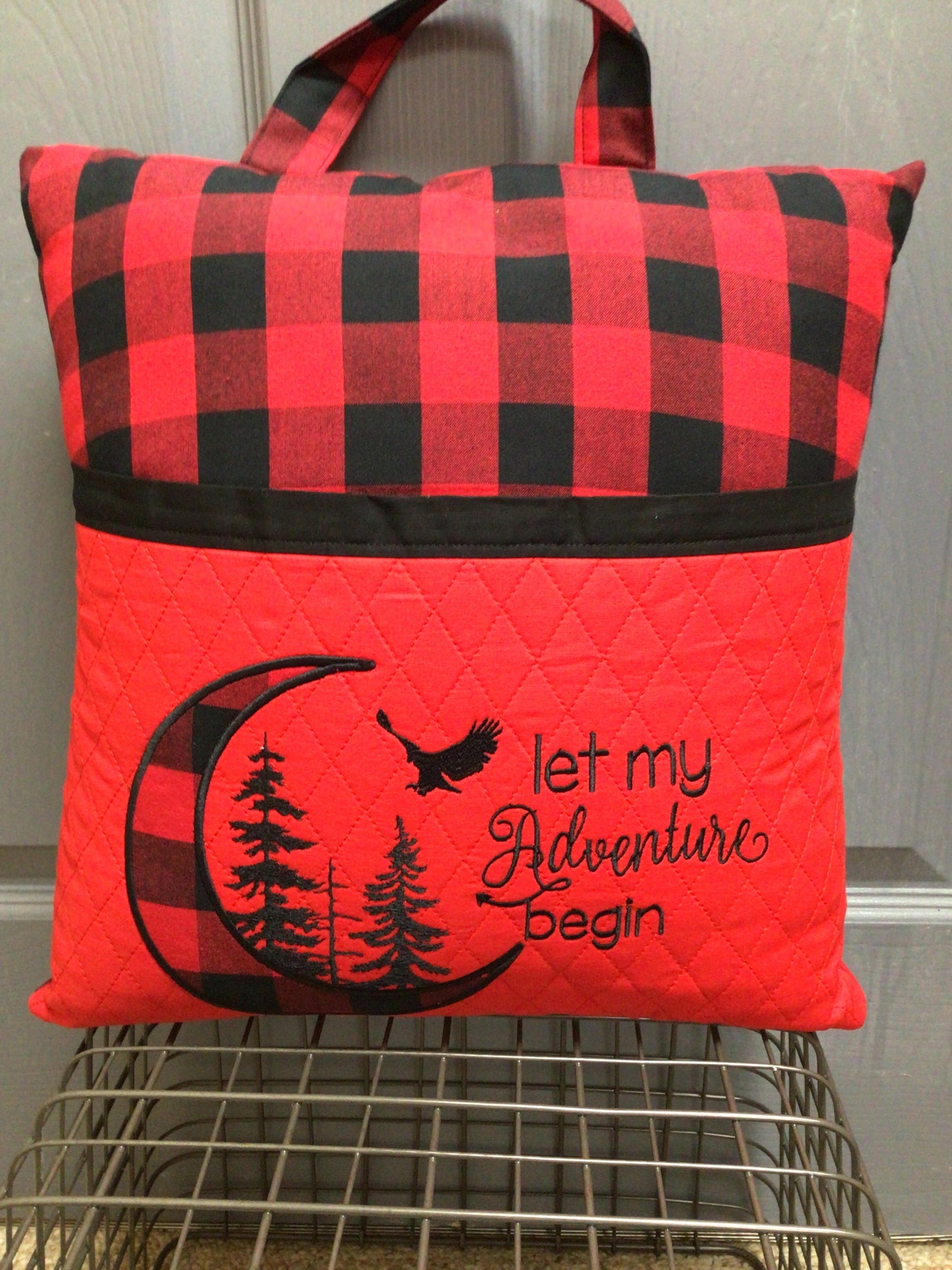 Handmade Pillow Book Holder