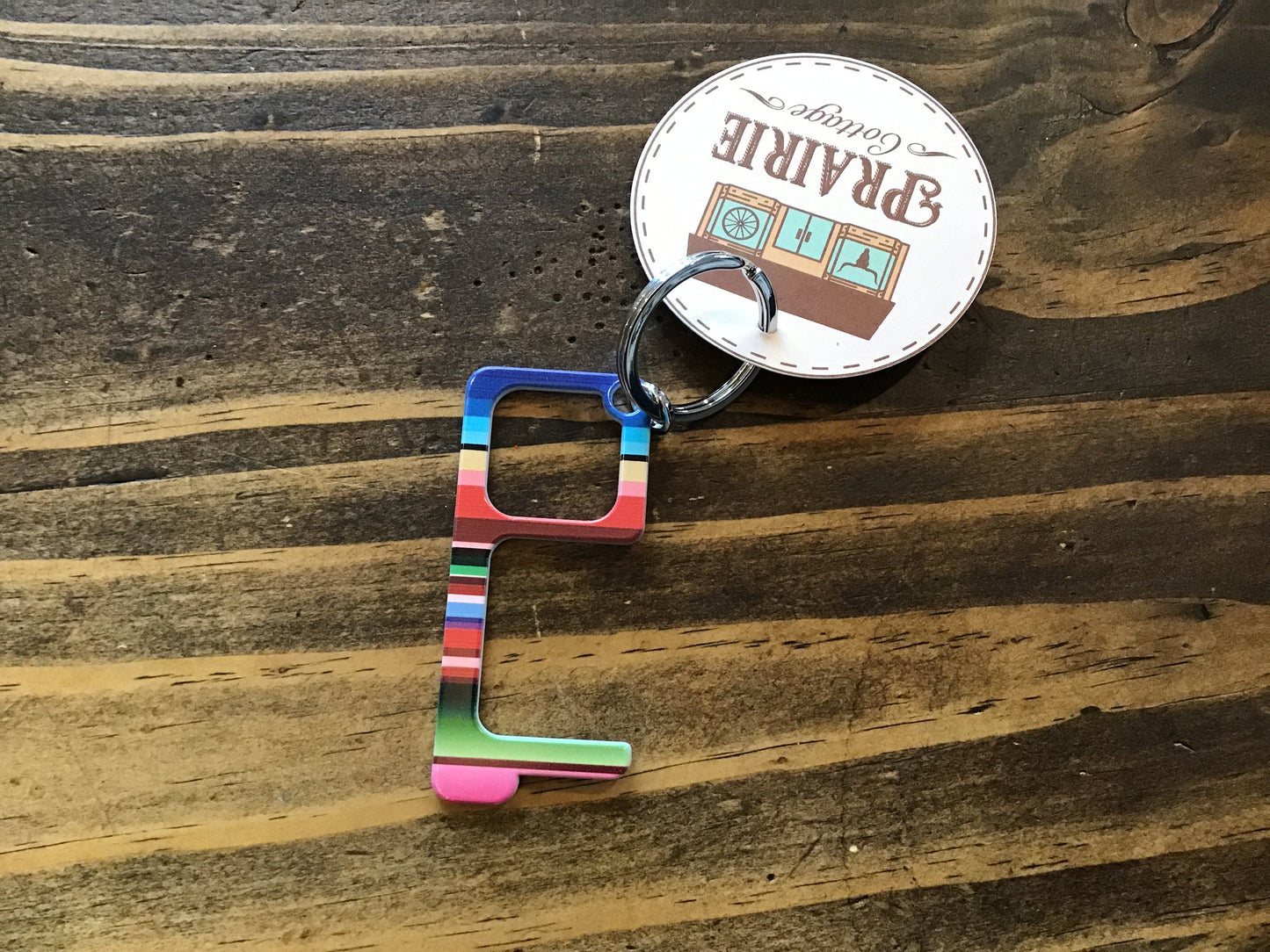 Sanitary Serape Keychain