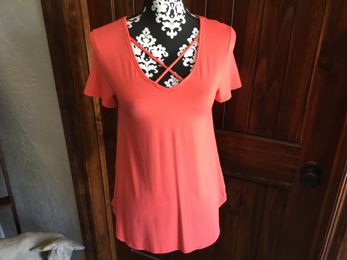 Lime N’ Chili Crisscross Short-sleeve Shirts