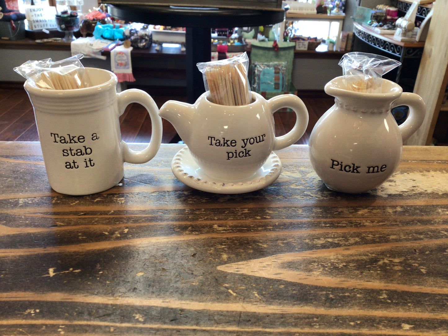 Mudpie Circa Toothpick Holder