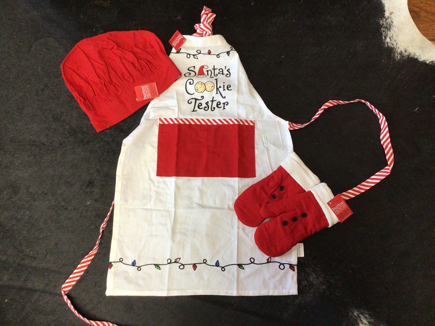 Santa’s Cookie Tester Apron Set