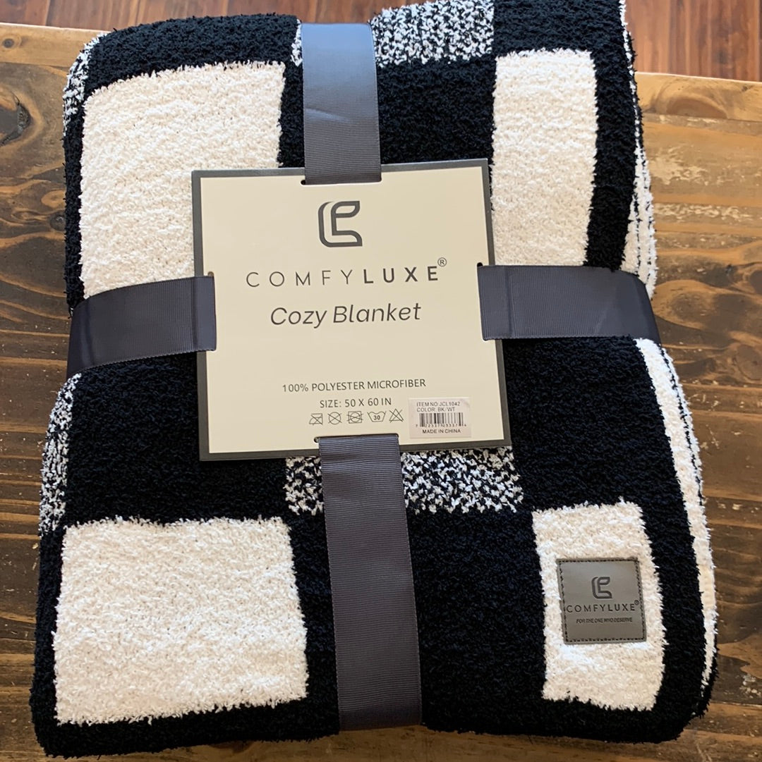 Comfyluxe Buffalo Checkered Throw Blanket