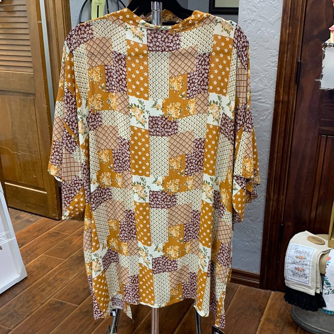 Country Patchwork Kimono