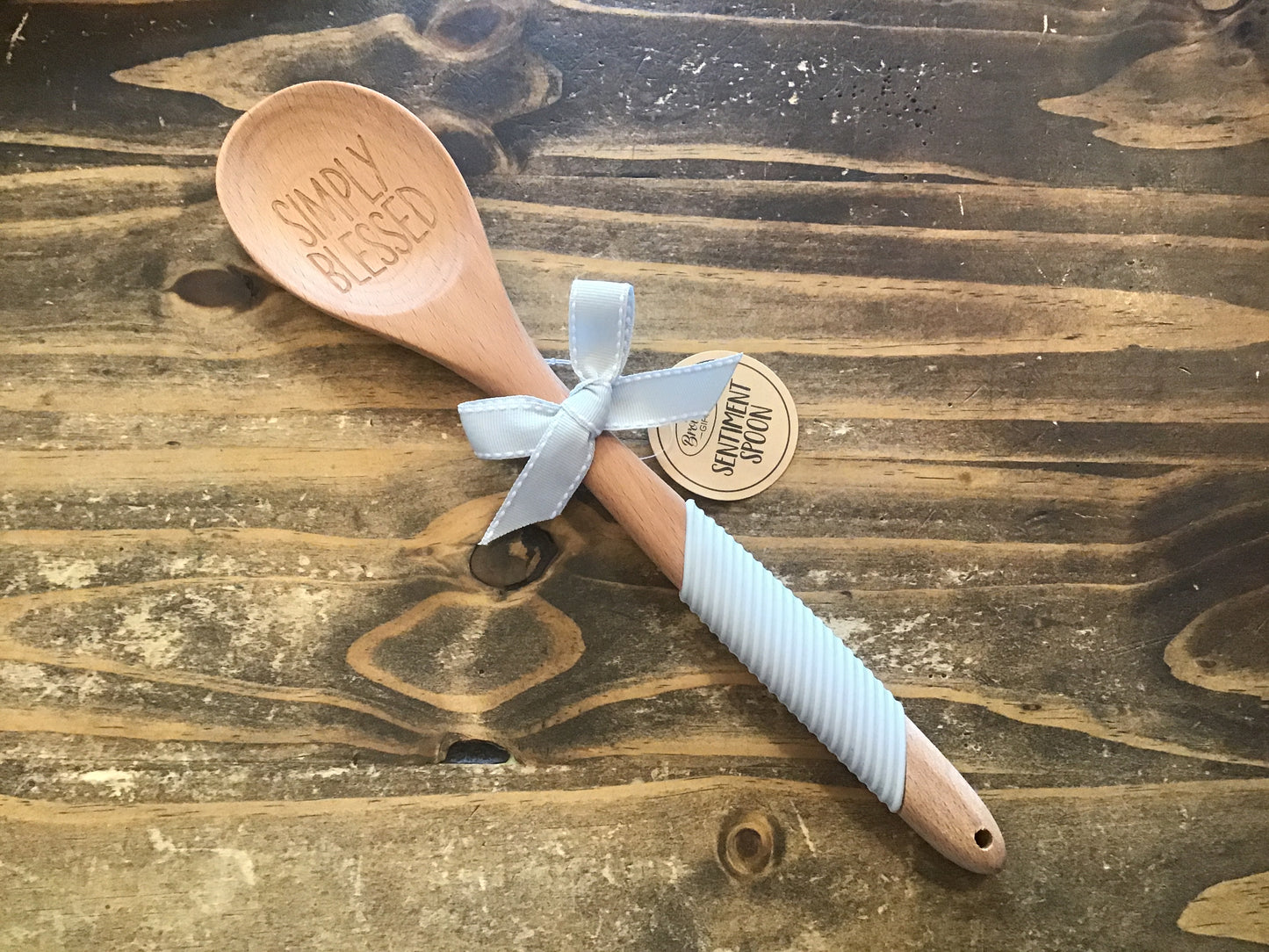 Simple Blessed Wooden Spoon