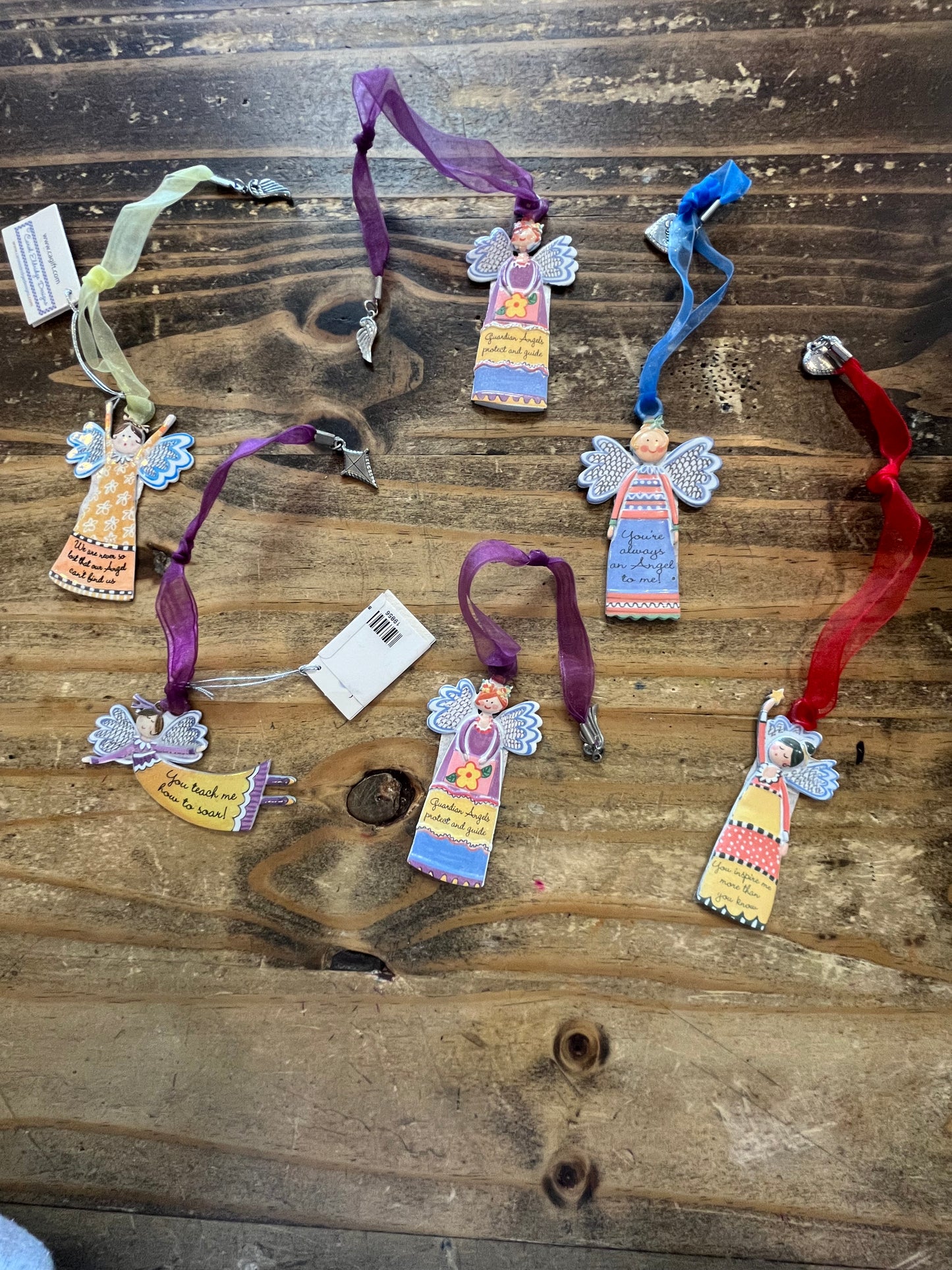 Asst. Of Angel Mirror Ornaments