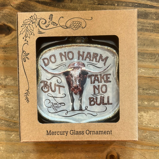 Do No Harm Glass Ornament