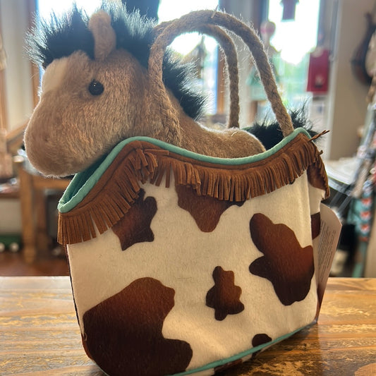 Douglas Buckskin Horse in Sack