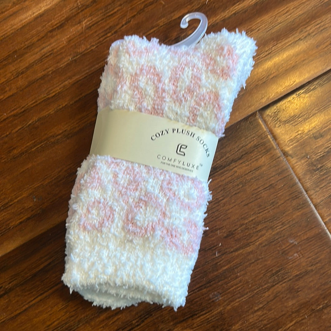 ComfyLuxe Leopard Mini-Crew Socks