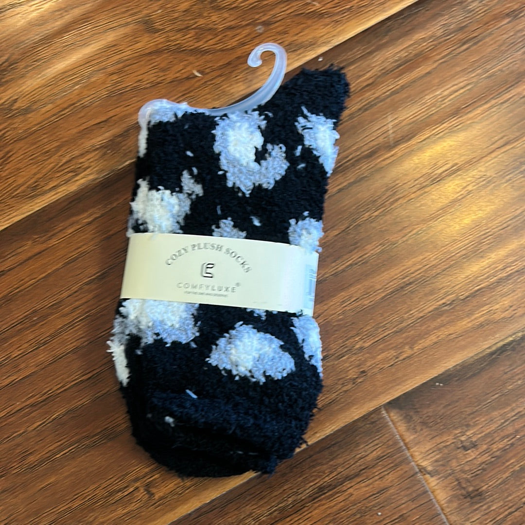 ComfyLuxe Leopard Mini-Crew Socks