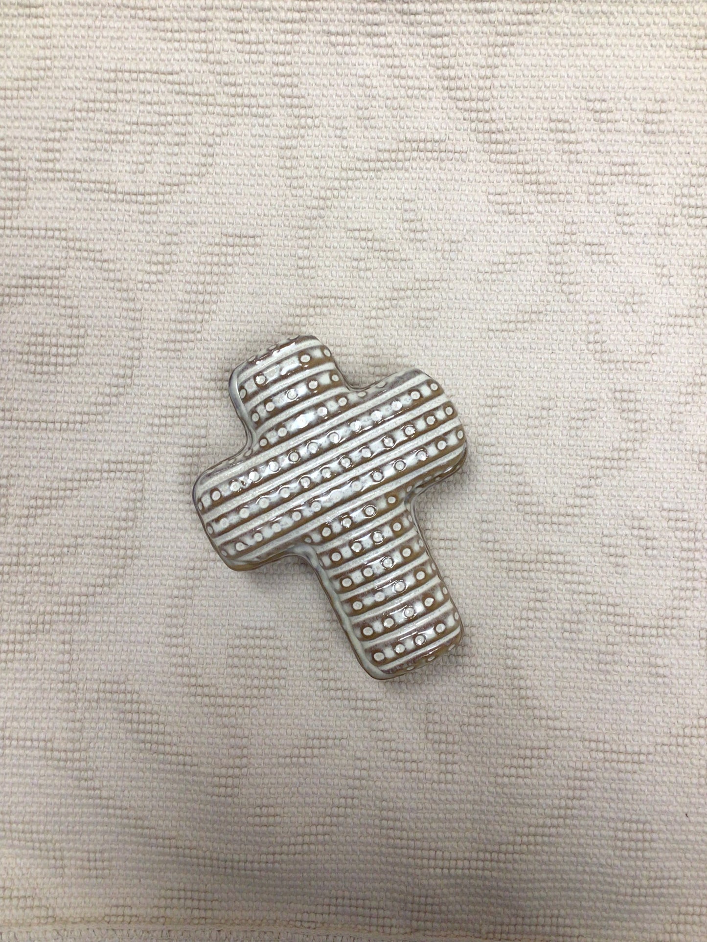 Glass Cross Trinket box