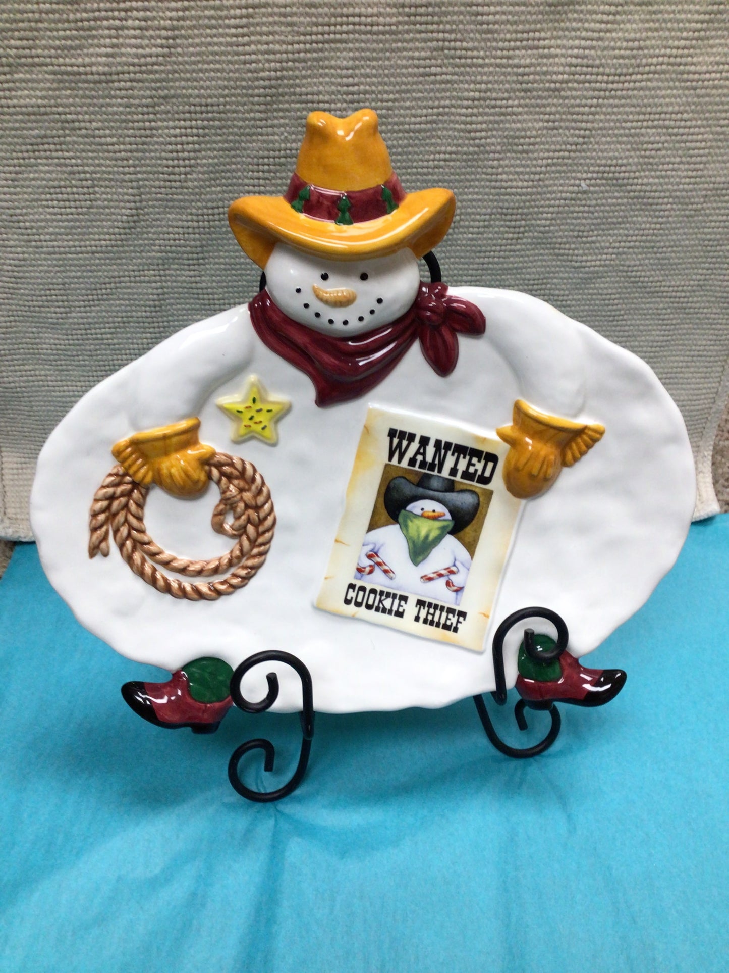 Snowman Platter