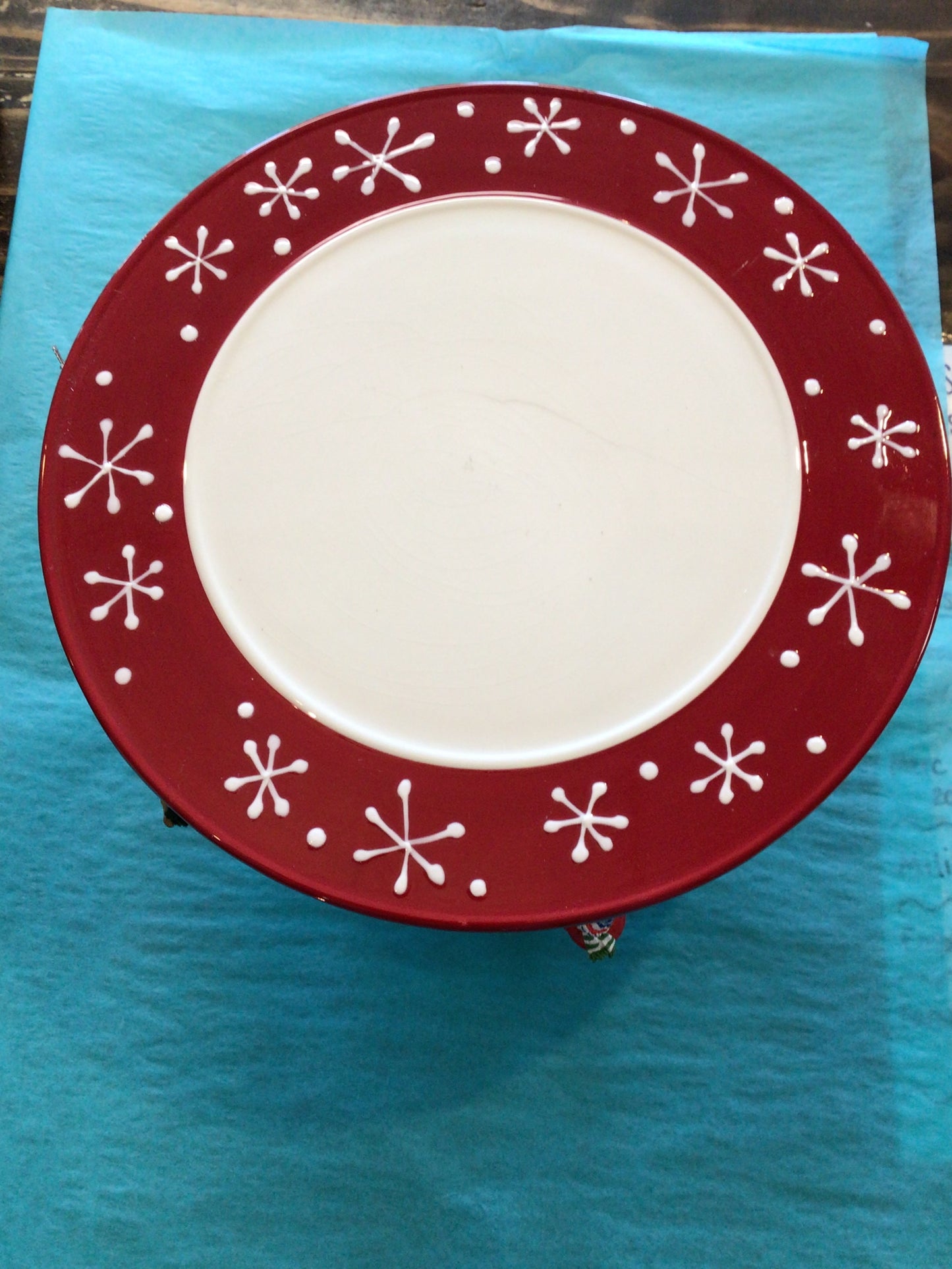 Christmas Cake Stand 10.5”