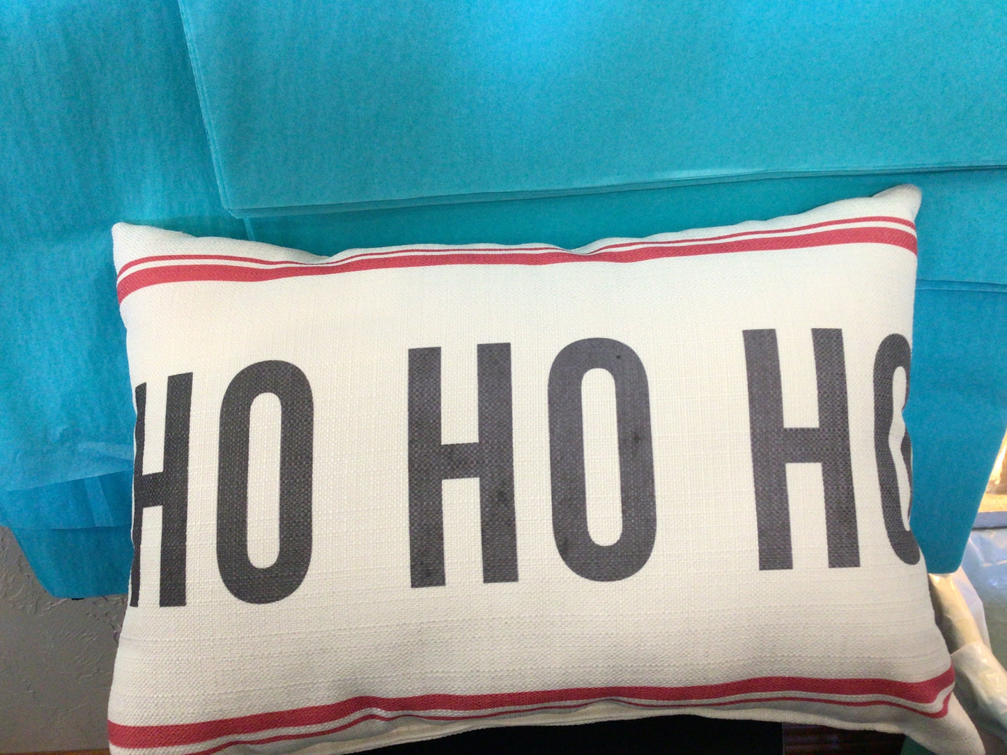 Ho Ho Ho Throw Pillow