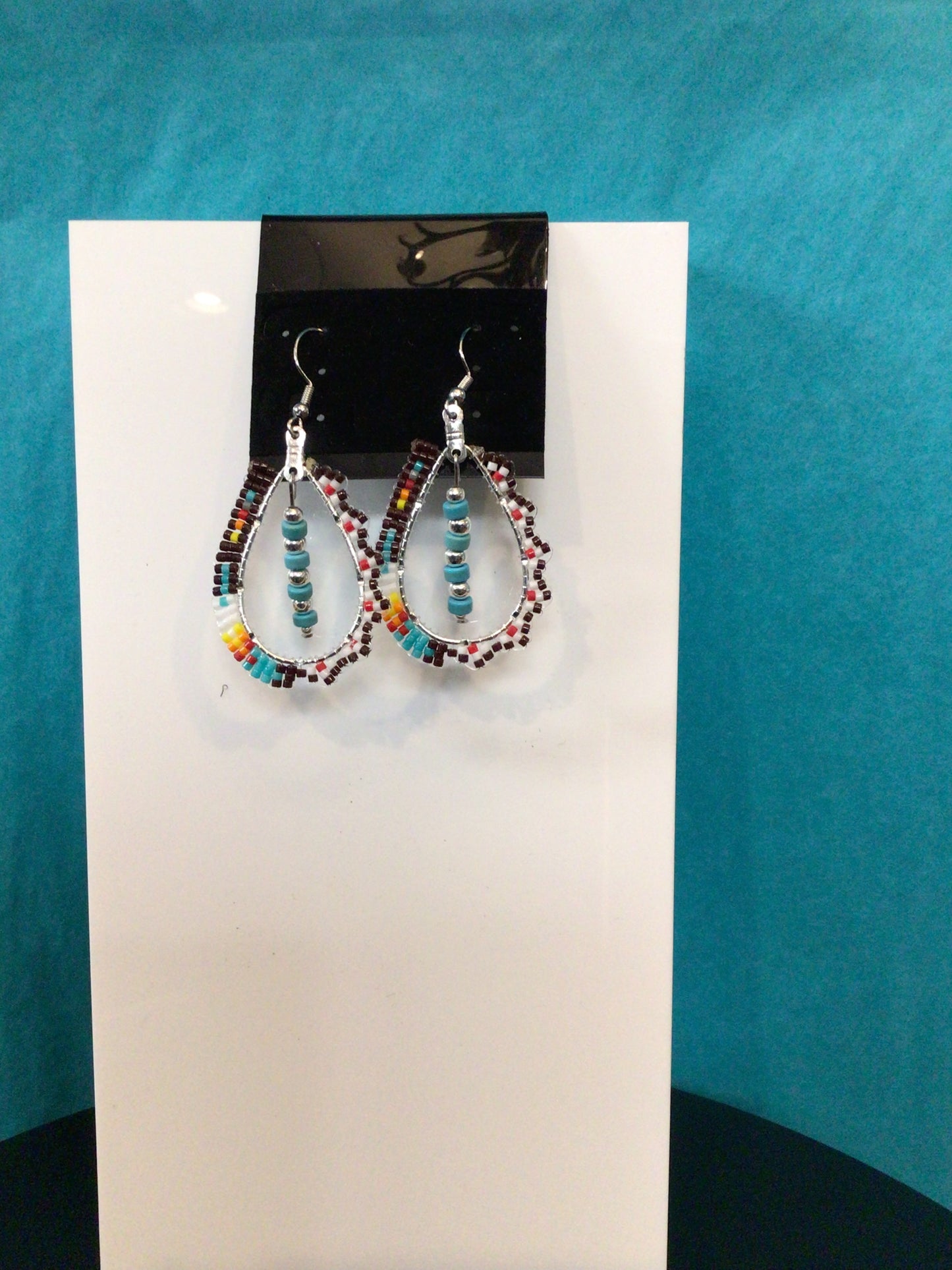 SS beaded teardrop ER
