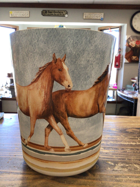 Horse Wastebasket