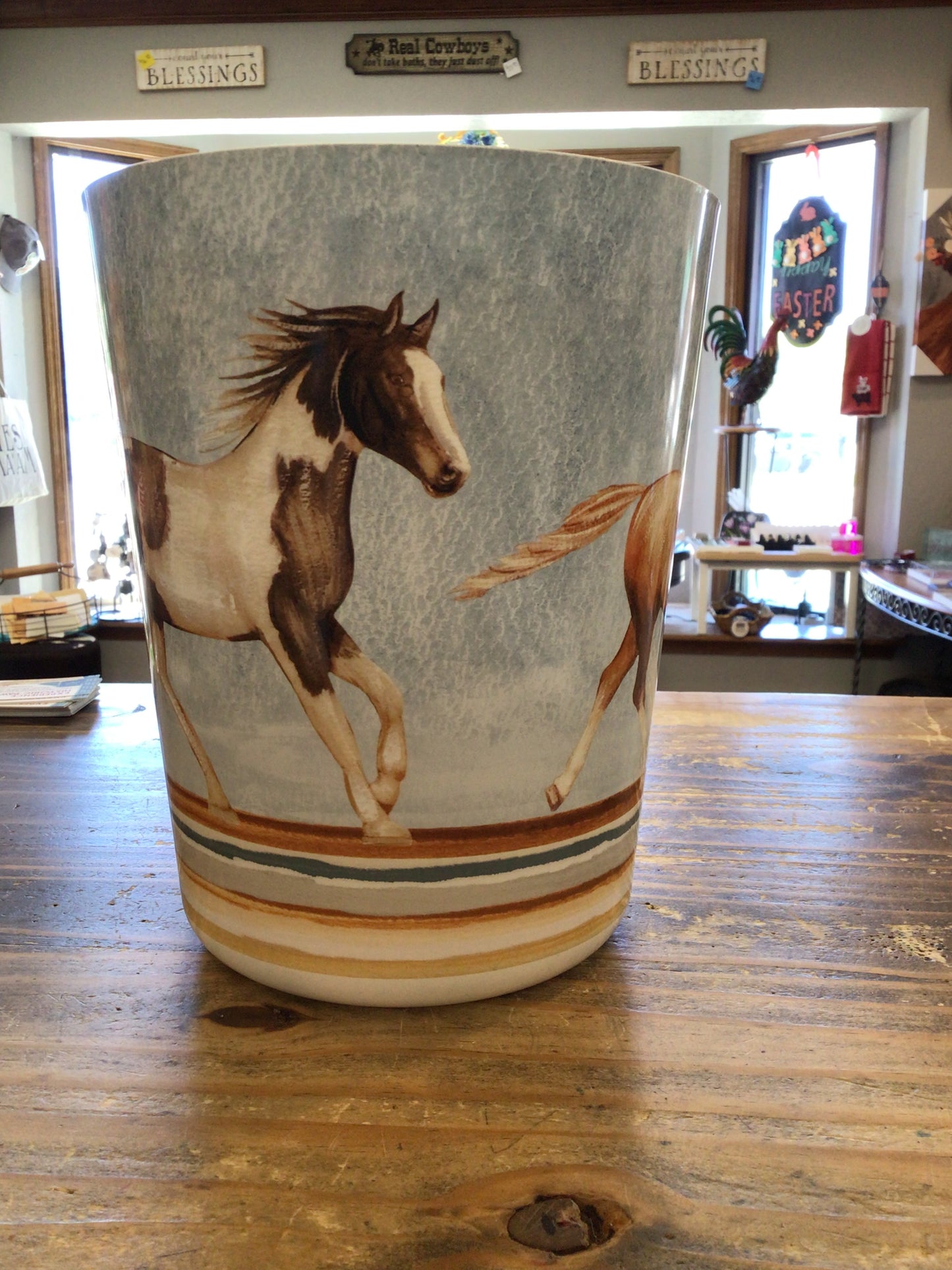 Horse Wastebasket