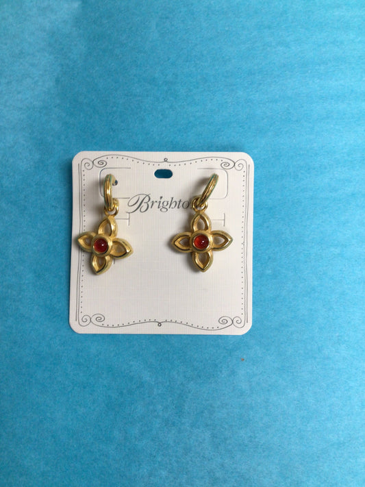 Venetian Gems Flower Reversible PST Drop Earring