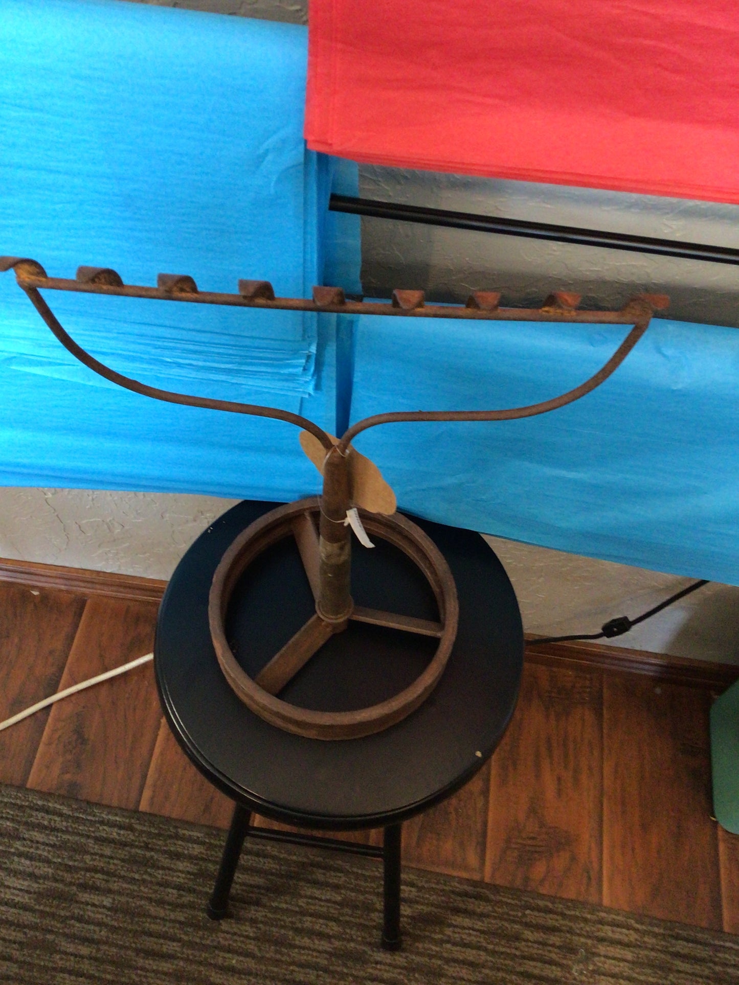 Old rake display