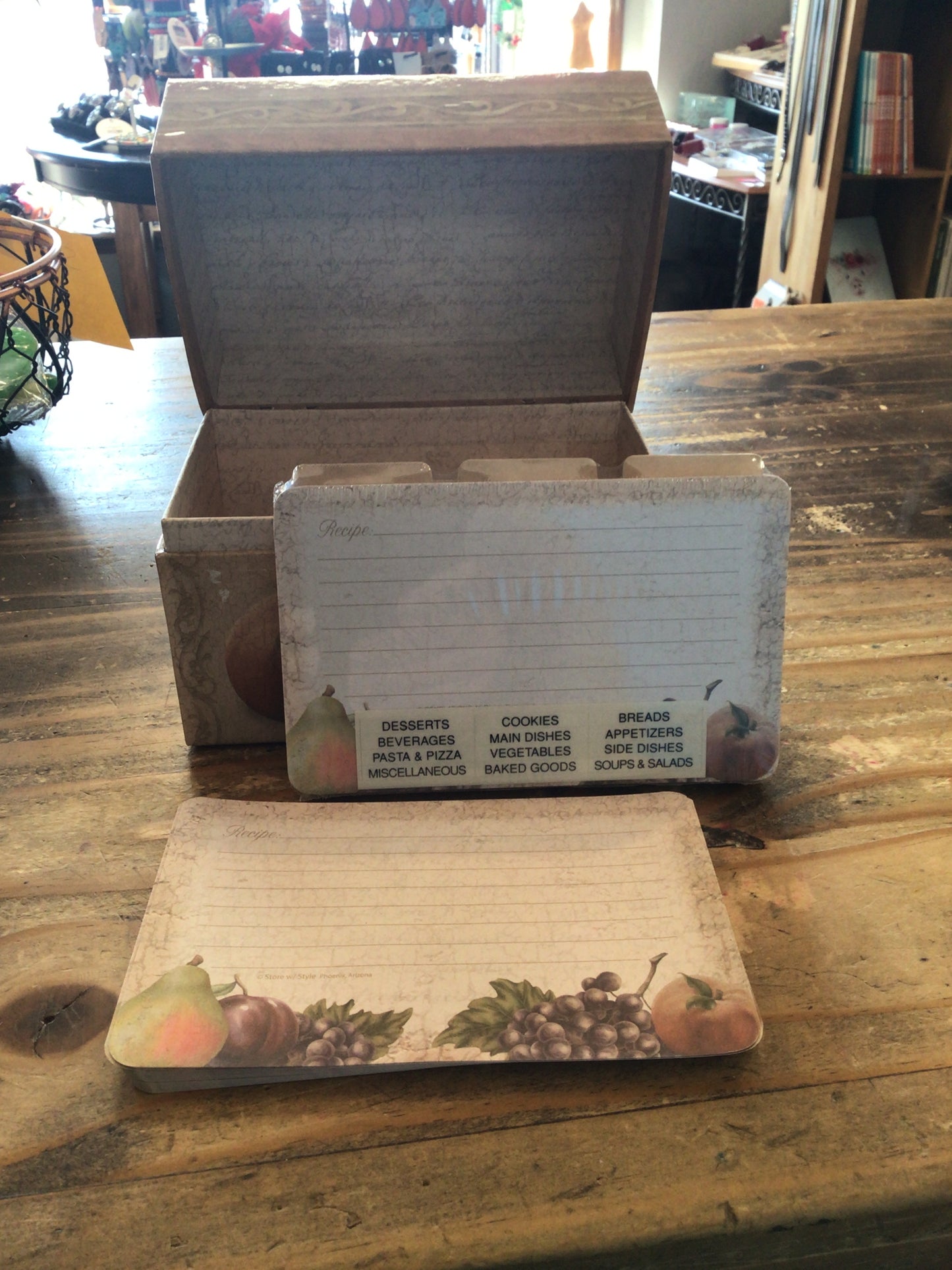 Recipe box/ cards