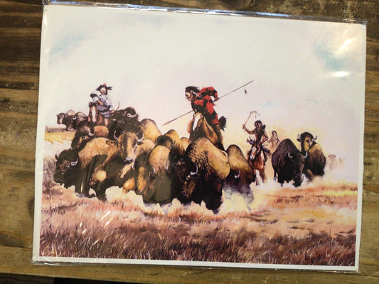 Native Hunting Painting