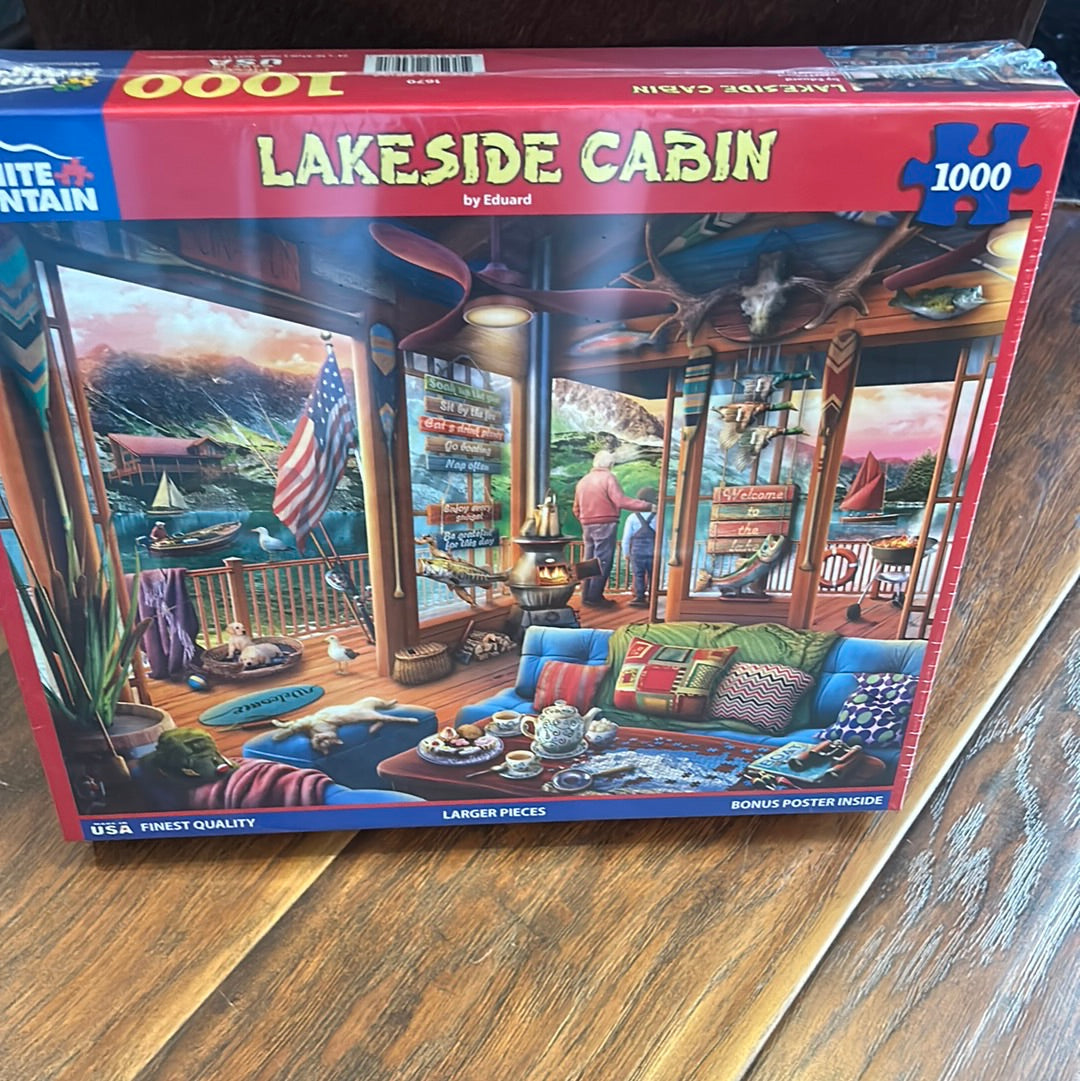 White Mountain 1000 Piece Puzzles
