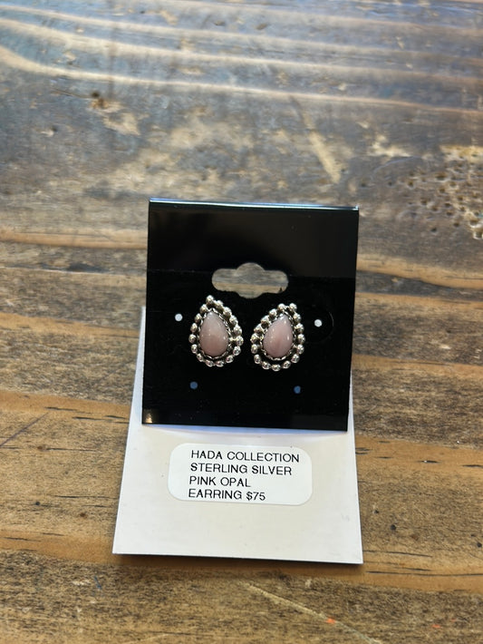 SS Pink Opal Stud ER