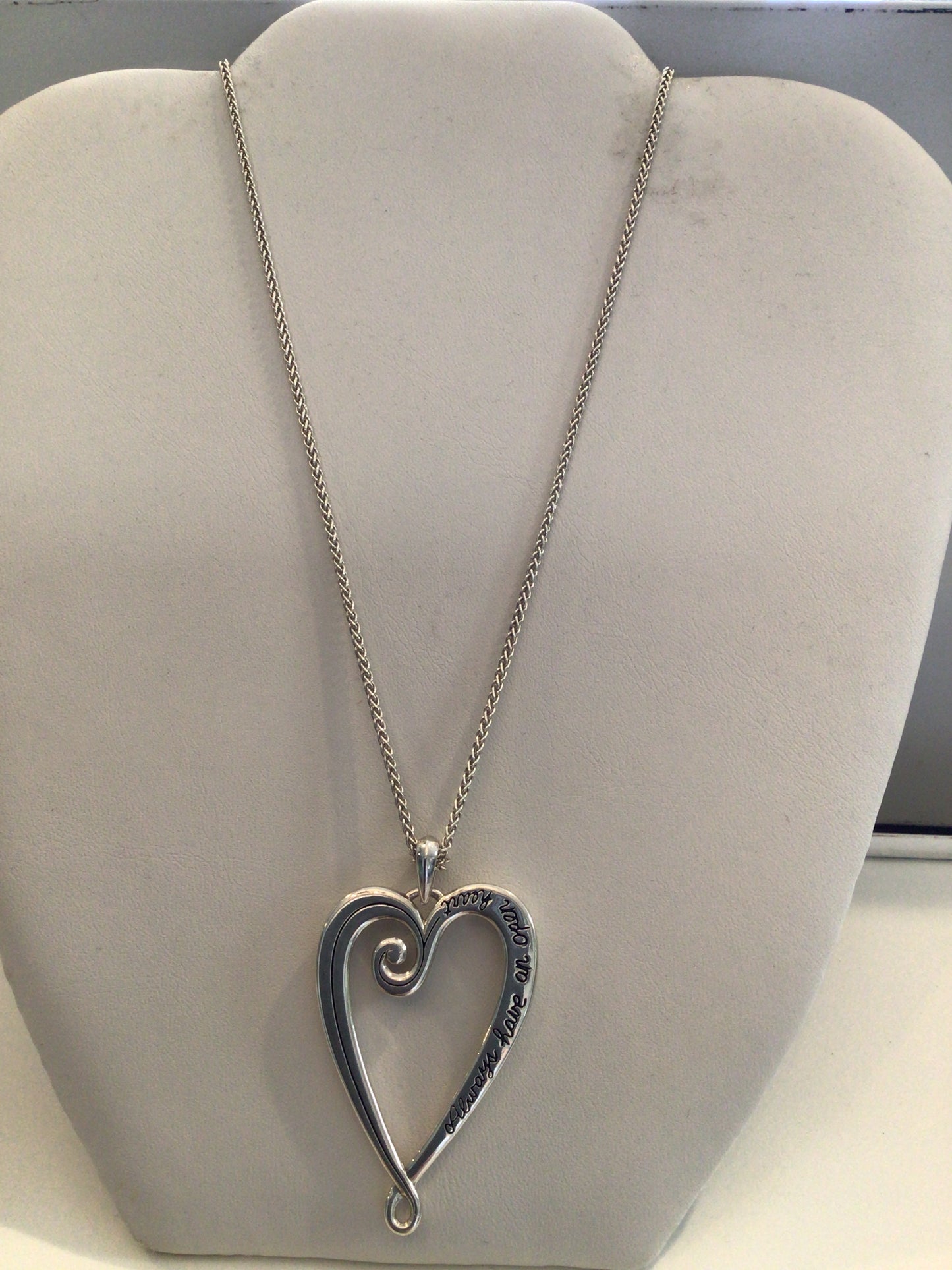 Whimsical Heart Conv Necklace