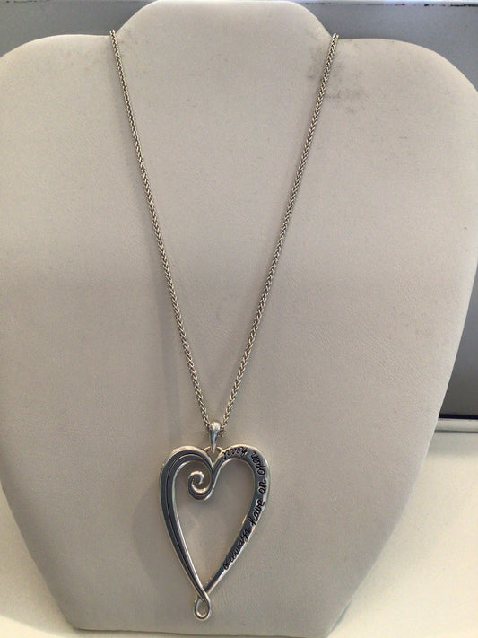 Whimsical Heart Conv Necklace