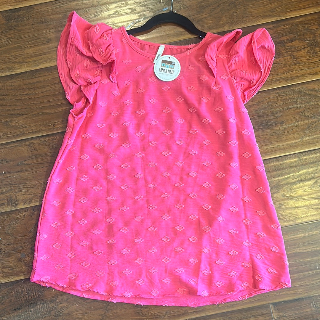 Fuchsia Pattern Blouse