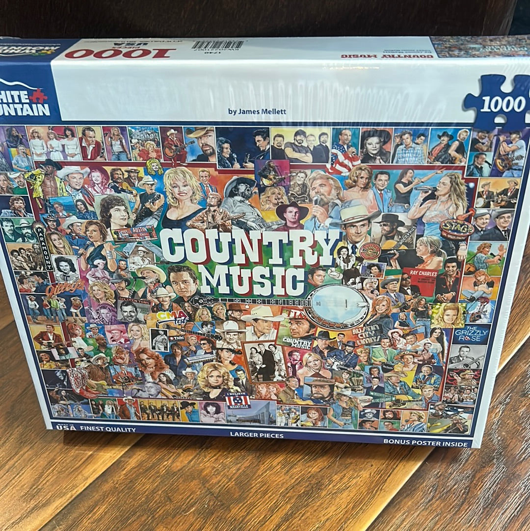 White Mountain 1000 Piece Puzzles