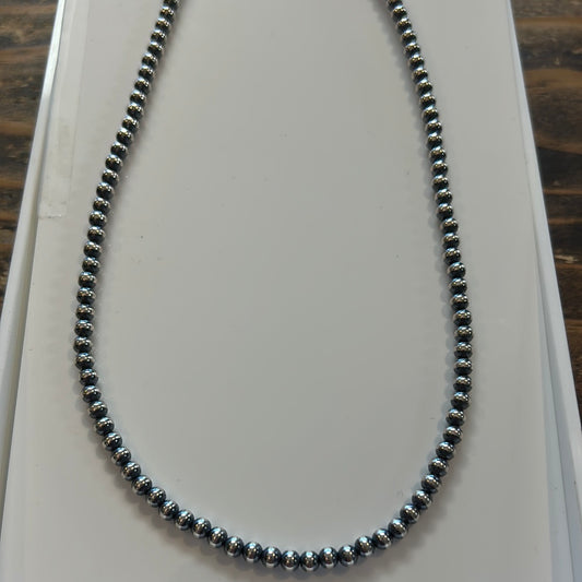 SS 18” Silver Pearl Necklace