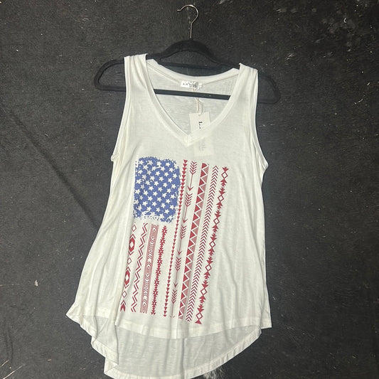 American Flag Aztec Tank Top