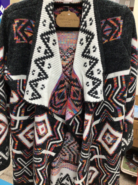 Colorful long sleeve sweater