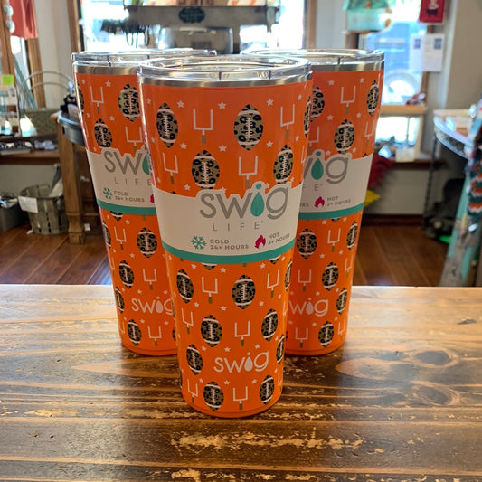 32oz Touchdown Orange Tumbler