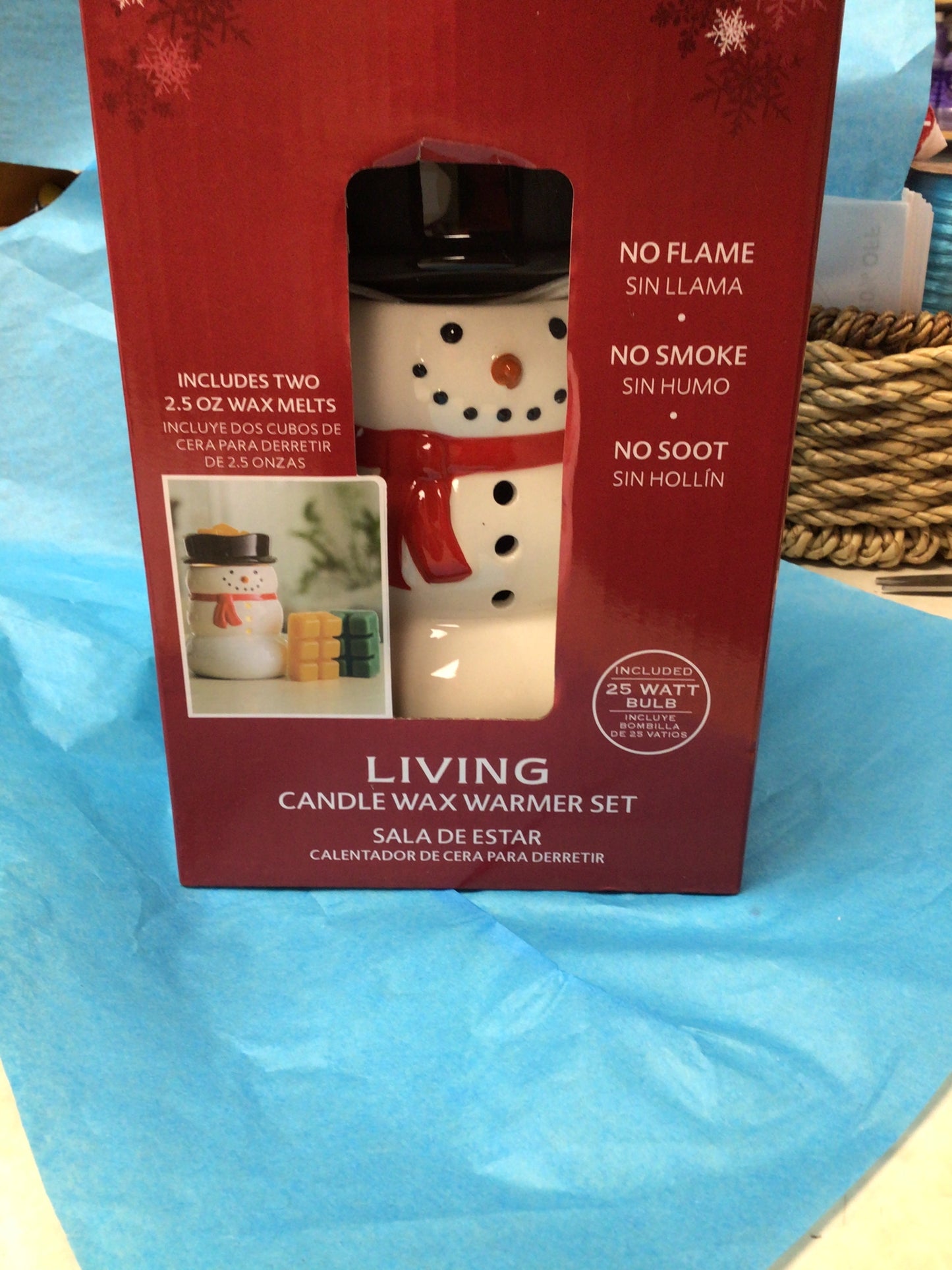 Snowman wax melter set