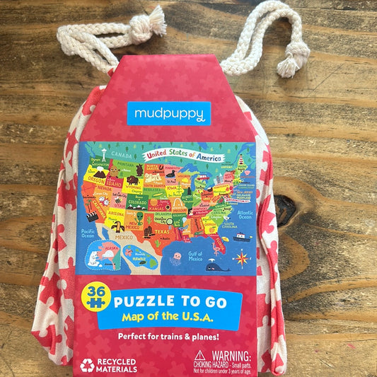 Map USA Puzzle To Go