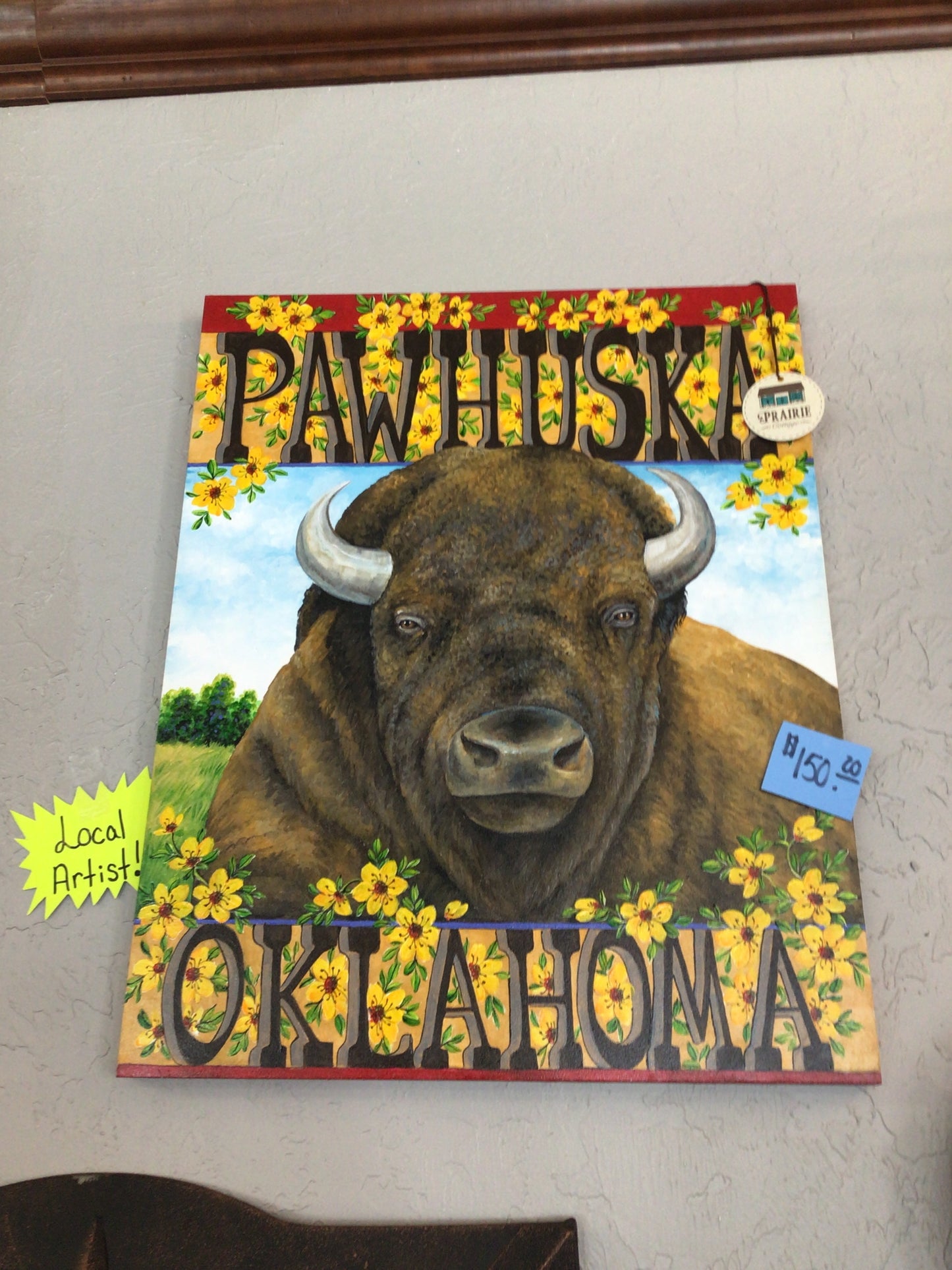 Local Artist Pawhuska Painting