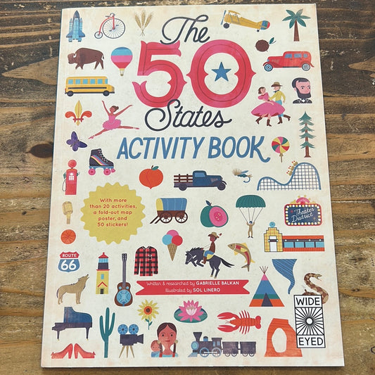 The 50 States Activity Book