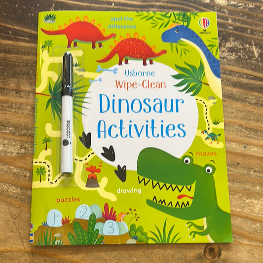Wipe Clean Dinosaur Activities