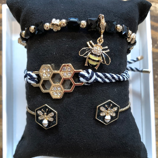 Bomb Party Bee Bracelet Set